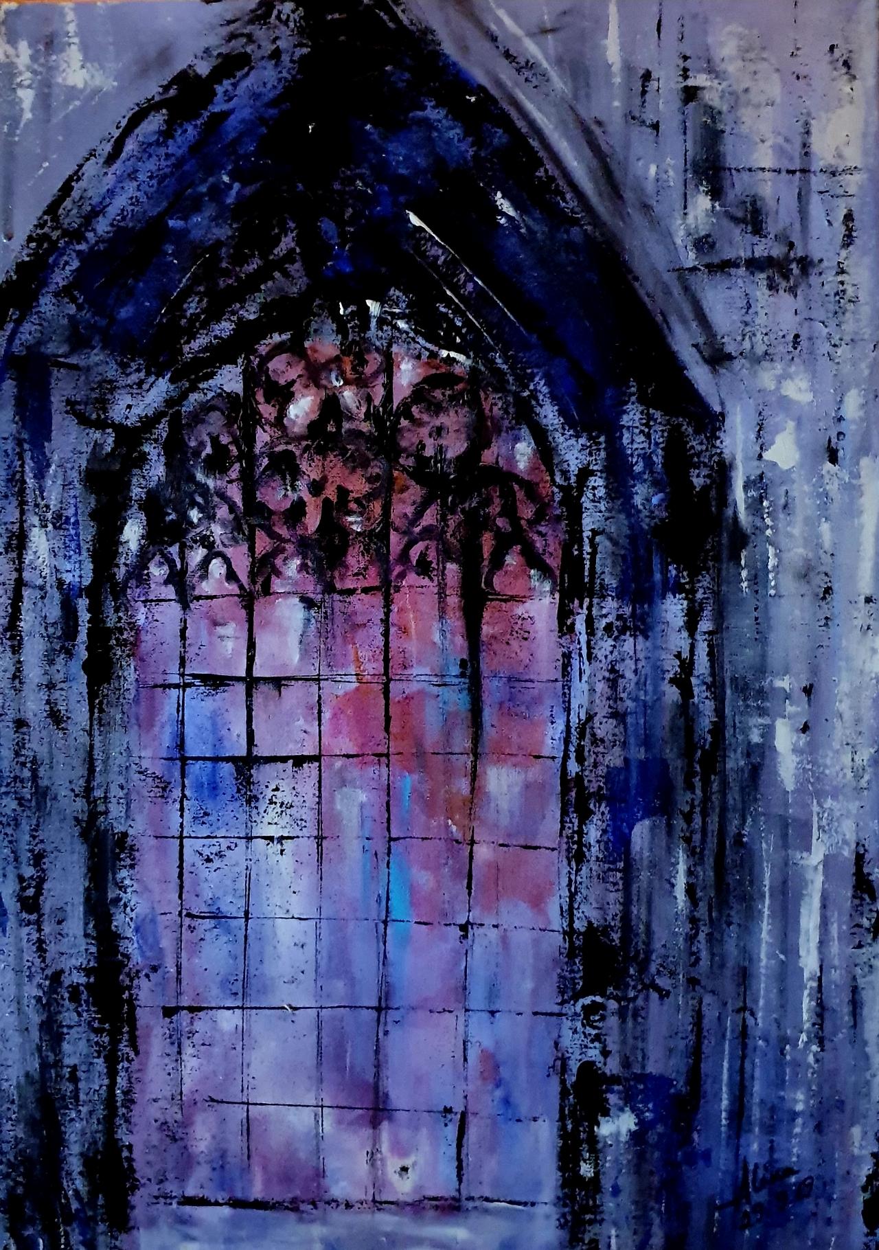 ArteDiAlina.com painting: gothic colors